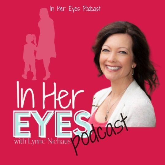 Photo of Lynne Neihaus and podcast logo